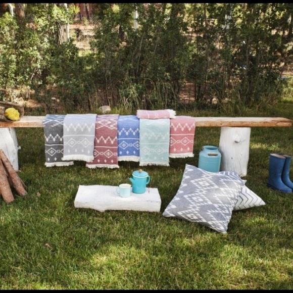 Kilim Pestamal 100% Cotton Turkish towel color mint - Picture 4 of 5